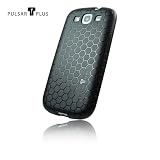 PULSARplus TPU Hülle Handytasche Case für Samsung Galaxy S3 i9300 Tasche Schutzhülle in schwarz