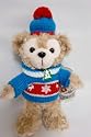 【TDS 2011 クリスマス ダッフィー ぬいぐるみバッジ(ニット青)】 東京ディズニーシー限定 CHRISTMAS ボールチェーンバッチ