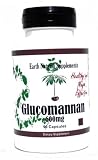 Glucomannan * 90 Capsules Glucomannan 600 Mg Konjac Root Fiber for Constipation