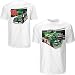 Dale Earnhardt Jr. #88 AMP New Energy On The Track White Mens T Shirts