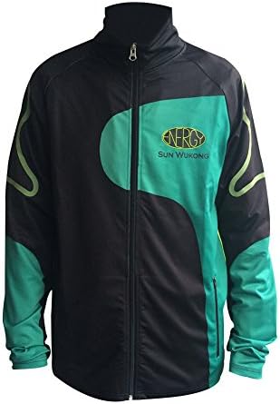 Sun Wukong Men's Cycling Running Biking Football Windproof Outdoor Jacket Trench Coat Long Sleeve Sportswear, Large