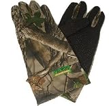 Primos Realtree/Hardwoods Green Camo Stretch-Fit Extended Cuff Gloves