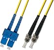 100M Singlemode Duplex Fiber Optic Cable (9/125) - SC to ST