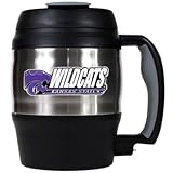 Kansas State Wildcats 52oz. Stainless Steel Macho Travel Mug with Bottle Opener