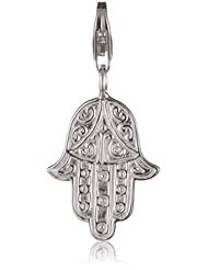 VINANI brand Germany 925 Sterling Silver Charm Pendant Hand of Fatima shiny HHFA