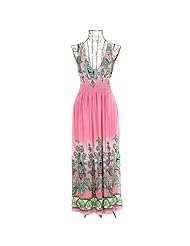Sexy V-neck Polyester/Silk/Spandex Sleeveless Summer Evening Dress/Maxi Dress 