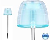 LED Designer Solarlampe  QUALLE  Solarleuchte, Gartenlampe, Gartenleuchte, Solar Laterne, Aussenleuchte, Stecklampe, Solar Garten Licht, Gartenstrahler, Solar LED Leuchte, Solar LED Lampe - ideal als Gartenbeleuchtung