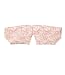 Made from the softest of organic cotton, this sleep mask rests comfortably on either side of the nose to completely block light. It is secured be a soft, wide elastic band in the rear. Wraps around temples to block side-light.