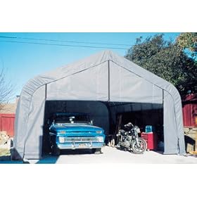 ShelterLogic 30Ft.W House Style Instant Garage - 20ft.L x 30ft.W x 16ft.H, Model# 86043 by Shelter Logic
