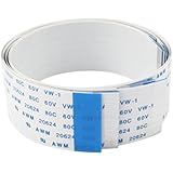 Forward Direction 40-pin FFC FPC Ribbon Flat Cable 300mm x 0.5mm 5pcs