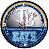 Tampa Bay Rays MLB Wall Clock