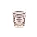 Fiesta Chocolate Stripe 14-ounce Glass Double Old Fashion