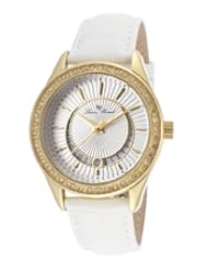 Lucien Piccard Womens LP-12721-YG-02 Crosa Analog Display Japanese Quartz White Watch