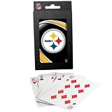Pittsburgh Steelers Team Logo Vortex Design Playing Cards