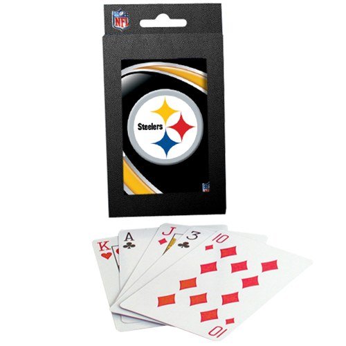 Pittsburgh Steelers Team Logo Vortex Design Playing Cards