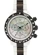 Heavy Metal Plasteramic Watch Collection - Gun Metal Chrono White