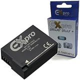 Ex-Pro® Panasonic DMW-BLC12E, DMWBLC12E High Rated Power Plus+ 2 Year Warranty Replacement ID Secured Lithium Li-on Digital Camera Battery for Panasonic Lumix DMC-GH2, DMC-GH2K, DMC-GH2S [Note: Does not display remaining battery power]