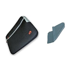 Sleek Form-Fitting Neoprene Netbook Sleeve for Gateway LT2001 / LT2021 / LT1001 8.9-Inch and 10.1-Inch Series Netbooks ***Includes Free Microfiber Cleaning Cloth***