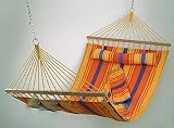 Beautiful Aruba Style Premium Hammock w/Spreader Bar and Pillow