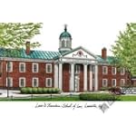 SAVE $14.05 - University of Louisville Louis D Brandeis School Lithograph 14x10 Limited Edition Unframed Lithograph $45.95
