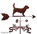 Hand Made PBGV DOG SIDE Mount Weathervane ~NEW~
