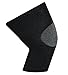 Knee Compression Support Sleeve by BracePal For Fast Pain Relief & Injury Prevention (Large, Black)