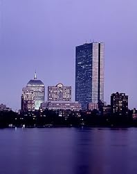 Boston View at Dusk Photograph - Beautiful 16"x20" Photographic Print by Carol M. Highsmith