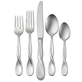 Oneida Satin Aquarius 46-Piece Flatware Set, Service for 8