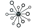 Karlsson Wall Clock Cosmos Aluminium Black