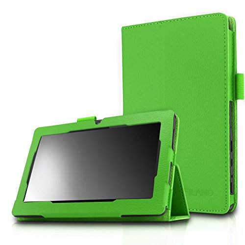 Infiland Folio Case for Alldaymall A88X 7'' Tablet, PU Leather Slim Stand Case Cover for Alldaymall A88X / Alldaymall A88S / Alldaymall A88 7-inch Quad Core Google Android 4.4 KitKat Tablet, Green