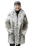 Classic Lynx 3/4 Coat w/Shawl Collar