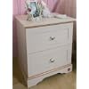 Flora White Bedside Table - Girls Children's Teenage Bedroom Furniture