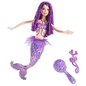 Amazon.com: Barbie Fairytopia Purple Color Change Mermaid Doll: Toys & Games