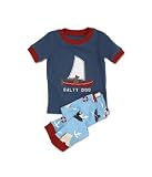Hatley Sality Dog Sailing Dog Pajama Set, Blue, 6 Months
