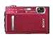 Sony CyberShot T500 Digital Camera - Red (10.1MP, 5x Optical) 3.5" LCD