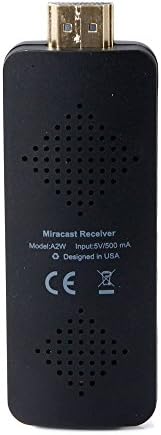Vamery Measy A2W Miracast TV Dongle Airplay EZCast for IOS Android Windows Black