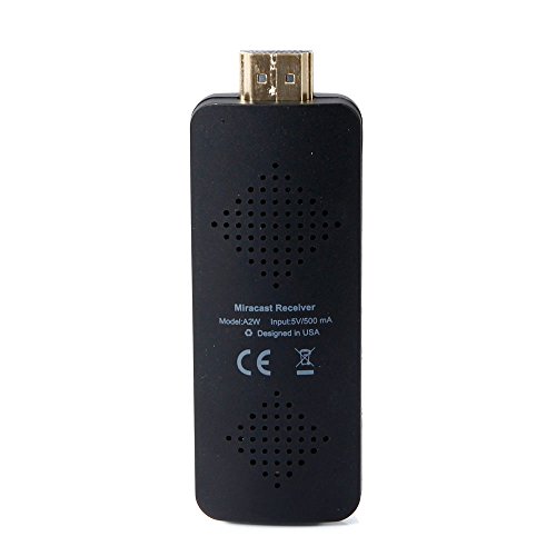 Vamery Measy A2W Miracast TV Dongle Airplay EZCast for IOS Android Windows Black