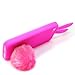 iPhone SE Case, Fosmon JEL Series Design Silicone Case for Apple iPhone SE / 5S / 5 - Bunny with tail - Hot Pink