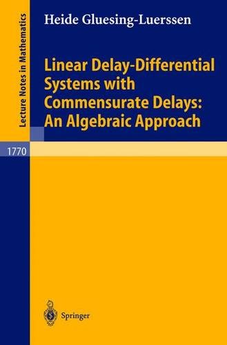 linear delay differential systems with commensurate delays an algebraic approach