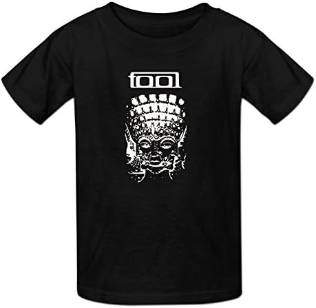 Tool Shaded Box Triple Face Short Sleeve Boys T Shirt by Dyzone S Black