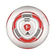 Adidas Torfabrik Matchball weiß/rot V00575 Adidas Torfabrik Matchball DFL weiß/rot Farbe: weiß/rot