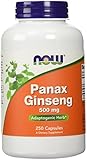 NOW Foods Panax Ginseng, 250 Capsules / 500mg