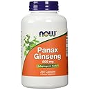 NOW Foods Panax Ginseng, 250 Capsules / 500mg