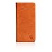 SHIELDON® 100% Genuine Natural Leather Wallet Case Classic Flip Book Style Protective Cover for iPhone 6 Plus (5.5 inch), Hand Made with Bulit-in Stand Function, ID Holder, Money & Credit Cards Slots (Cognac Brown)