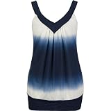 FULL TILT Ombre Womens Top - Navy