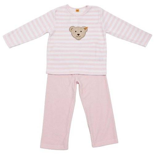 Steiff Unisex - Baby Schlafanzug (Zweiteiler) 2tlg. 0006575, Gr. 98, Rosa (barely pink 256 Preisvergleich