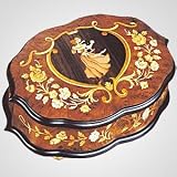 Italian Inlaid Wooden Music Box