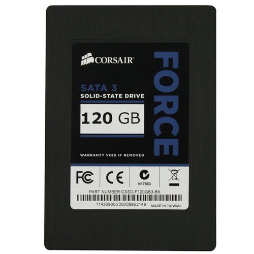 Corsair Force 3 120 GB SATA 3 SATA 6.0 Gb-s 2.5-Inch Solid State Drive CSSD-F120GB3-BK