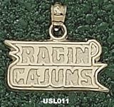 Un Of Louisiana Lafayette Ragin' Cajuns Charm/Pendant