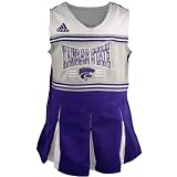 adidas Kansas State Wildcats Purple Toddler Two-Piece Cheerleader Dress